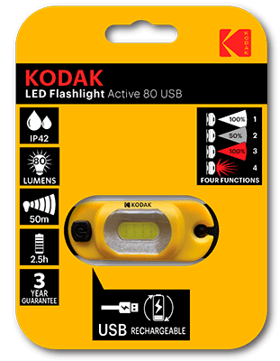 Linterna frontal Kodak ACTIVE 80